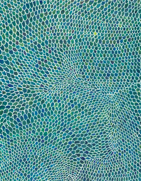 White Scales Diptych | Framed Giclee Print on Canvas